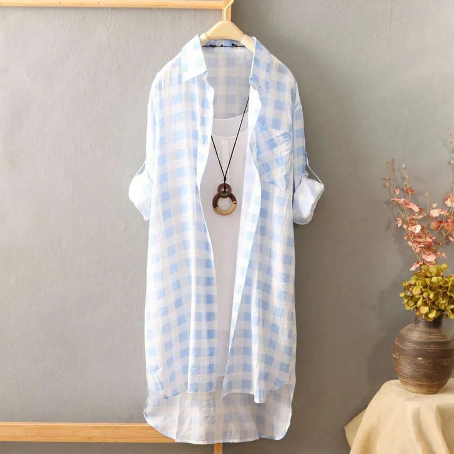 Basic Long Sleeve Shirt For Women