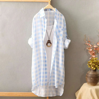 Basic Long Sleeve Shirt For Women