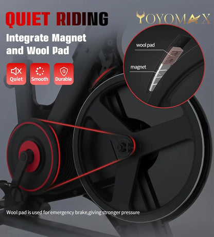Exercise Bike, Indoor Cycling Bike/Magnetic Stationary Bike