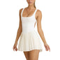 Al-o Cross border Beautiful Back Tennis Skirt, pleated skirt,