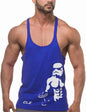 Men's Gym Stringer Tank Tops Bodybuilding T Shirts