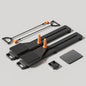 2-in-1 Abs & Ski Board - Portable Core/Leg Trainer, Split Pilates-Reformer for Home Gym