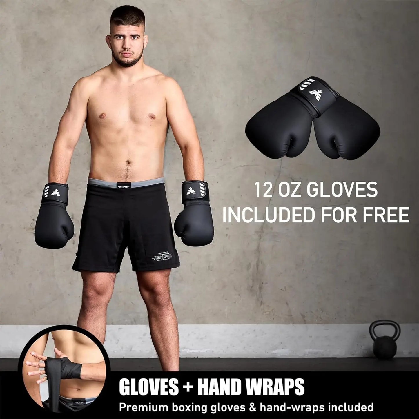 Adults Punching Bag Set 4ft Boxing Bag 12oz Gloves