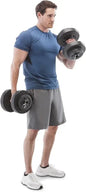 40 lbs Adjustable Dumbbell Set with Collars