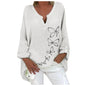 Long Sleeve Women Blouse Butterfly Print Spring Shirt