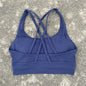 Solid Color Fitness sport Bra Women Cross soft high strength