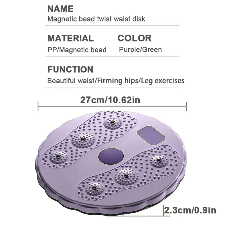 Waist Twisting Disc Balance Board Massage Plate Exercise Wobble Fitness Equipment