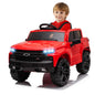 12V Electric Ride On Car White Black 4 Wheeler Truck Car Safety Toy with Music Radio LED Lights Remote Control Kids Vehicles