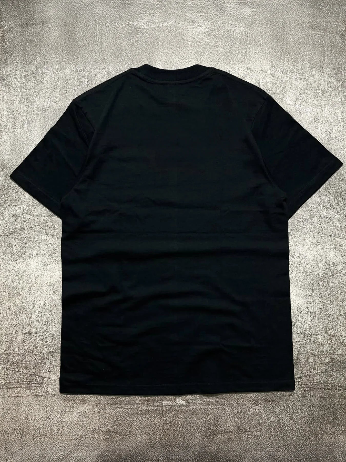 200g Cotton Crew - Neck Short Sleeves, Men's Black T-Shirt with Fun Yellowstone