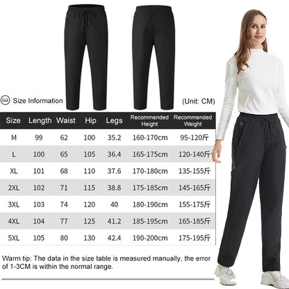 Heating Pants for Men Women 12 Heating Zone Heated Pants 3 Temperature Mode USB 5V Thermal Pants