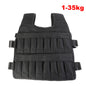 50-3kg Loading Weight Vest Jacket Sand Clothing