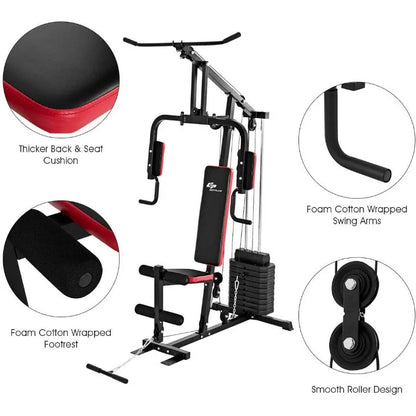 Multifunction Home Gym System Weight Training Exercise Workout Equipment