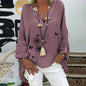 Long Sleeve Women Blouse Butterfly Print Spring Shirt