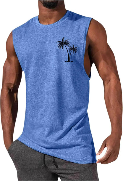 Men's Gym Workout Tank Tops Swim Beach Shirts