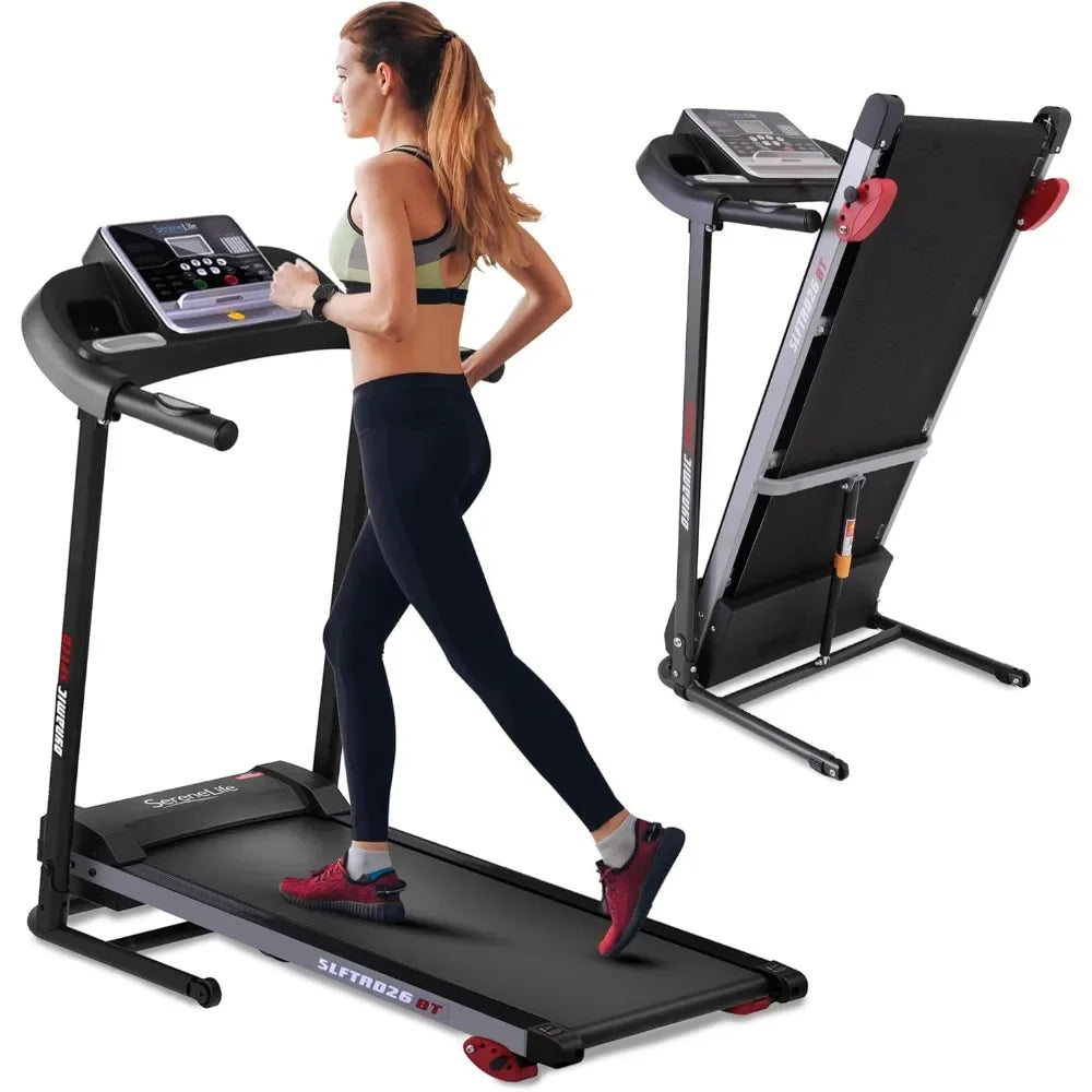 Treadmill - Foldable Home Fitness Equipment with LCD for Walking & Running