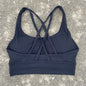 Solid Color Fitness sport Bra Women Cross soft high strength