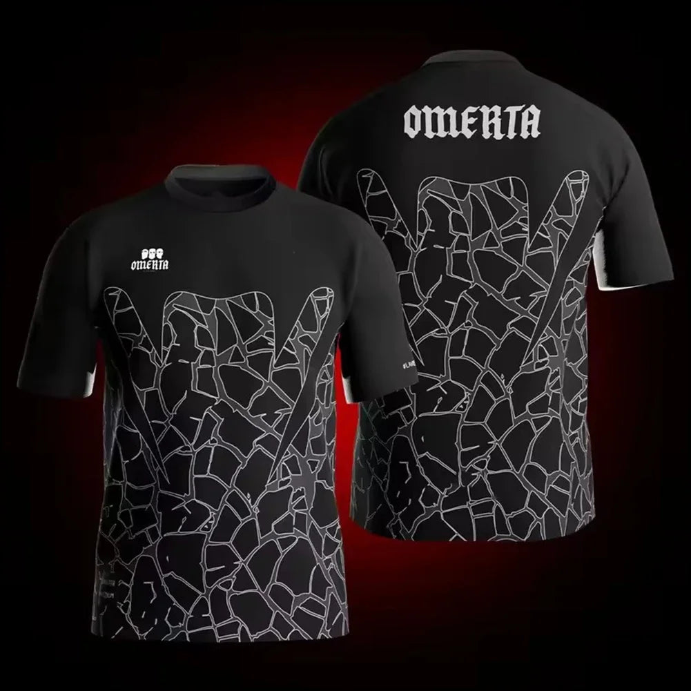 Men's T-Shirts OMERTA 47 Boxing Fans 3D Print Breathable Jersey