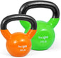 Kettlebell Set Vinyl Coated Weights Combo for Full Body Workout