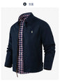 2025 Spring Ralph Lauren New Collar Short Loose Solid Color Jacket Men's Business Casual Thin Coat Trend