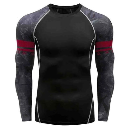 Mens Compression Muscle Fitness Sports Shirts