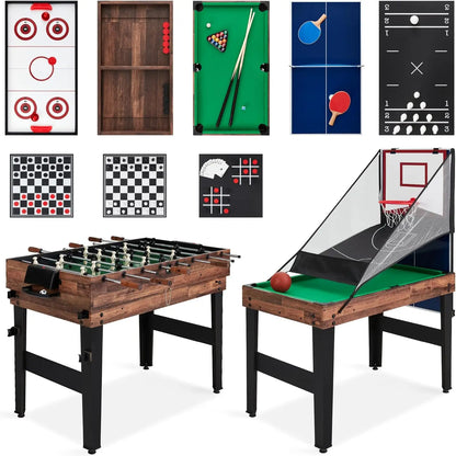 13-in-1 Combo Game Table Set for Home, Game Room