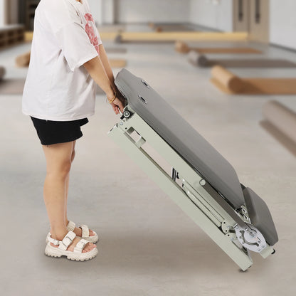 Foldable Pilates Reformer Machine Multifunctional Yoga Fitness Equipment
