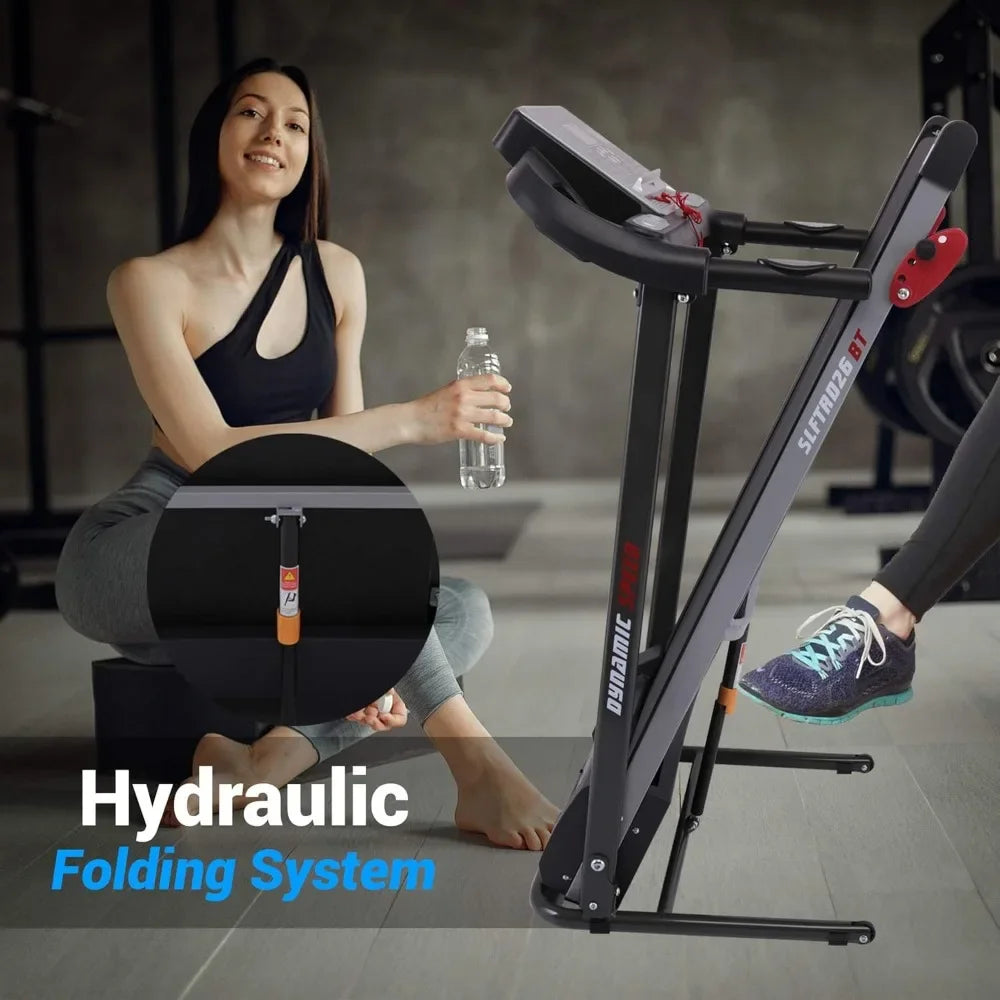 Treadmill - Foldable Home Fitness Equipment with LCD for Walking & Running