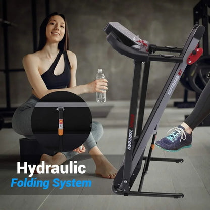 Treadmill - Foldable Home Fitness Equipment with LCD for Walking & Running